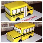 #nashville #school #bus #cake #juliasbakery #murfreesboro