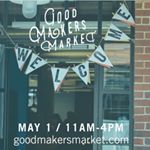 We'll be at the #GoodMakersMarket today from 11-4 serving up great food and good times with @thegril...