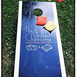 Yes! #thegrilledcheeserie brought their #cornholegame to East Park for our food truck picnic, 11-3! ...