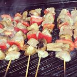 Happy Memorial day! They may not be flags, but you can always wave a tasty chicken shishkabob #shish...