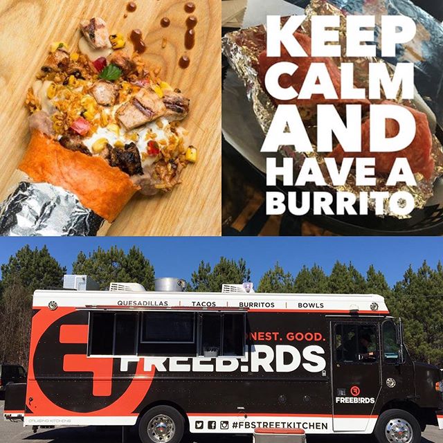BREAKING BURRITO NEWS!! Not only is tomorrow St. Patrick's day aka a perfect day for burritos, but we will be serving them up right in front of our Murfreesboro location on the corner of Medical Center Parkway and Robert Rose!! If this isn't the best news for your lunch plans on a Friday, we don't know what is! Come and see us anytime from 11-7 and share in the luck of the burrito with us! 🌯🌮💚🍀💃🏽 #fbstreetkitchen #nashville #freebirdsworldburrito #murfreesboro #burritolove #feedyourbellyfeedyoursoul #stpatricksday