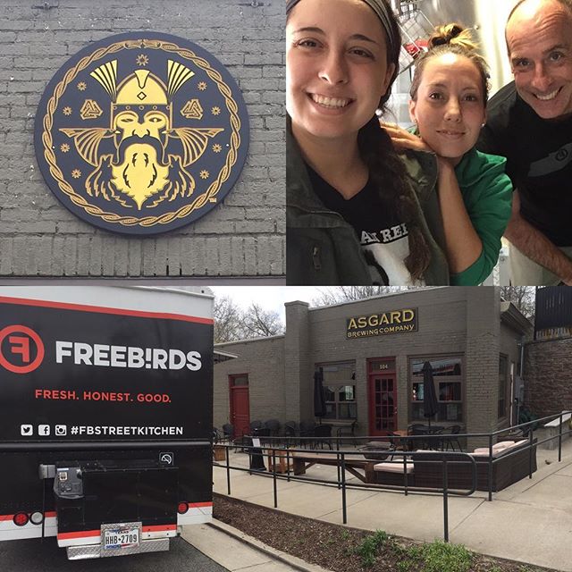 What a beautiful Saturday for burritos and beers!! Come out and let these smiling faces serve you up something tasty to snack on with your drink of choice from @asgardbrewingco!! 🌯🍺 #burritolove #freebirdsworldburrito #fbstreetkitchen #feedyourbellyfeedyoursoul #muletown #muledays
