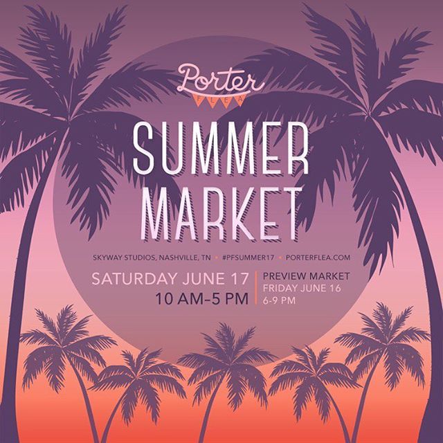 This Friday night 6-9 we'll be serving folks at the @porterflea Summer Market Preview. The Preview usually sells out, so make sure to buy tickets in advance online. #pfsummer17