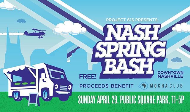 Today from 11-5 at Public Square Park, Nashville! @project615